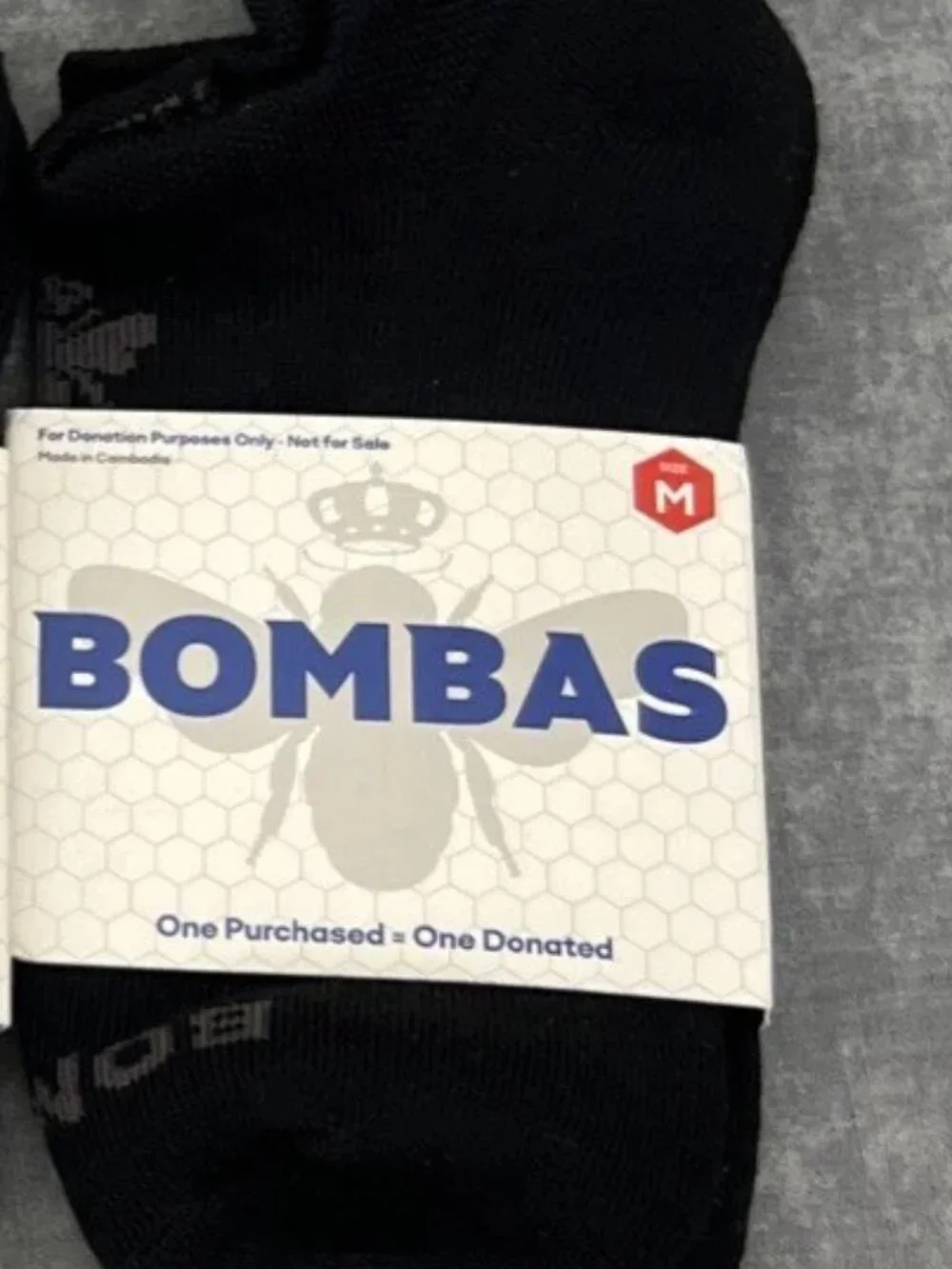 Bombas No-show Tab Ankle Socks Women's Size Medium (4) Pairs NWT